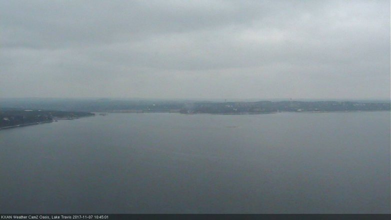 Lake Travis webcam, November 7, 2017 10:05 AM CT