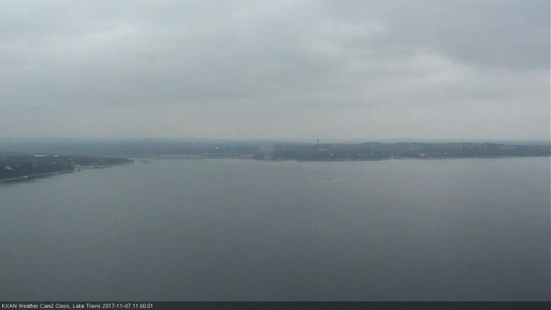 Lake Travis webcam, November 7, 2017 10:10 AM CT
