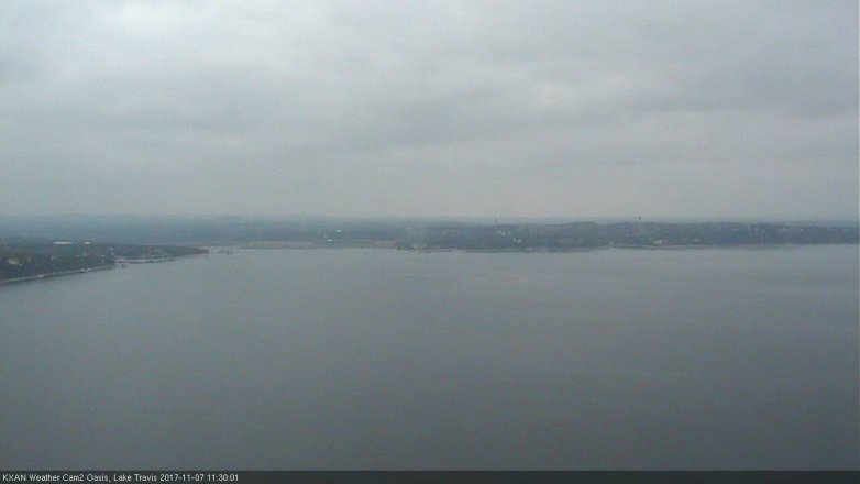 Lake Travis webcam, November 7, 2017 10:35 AM CT
