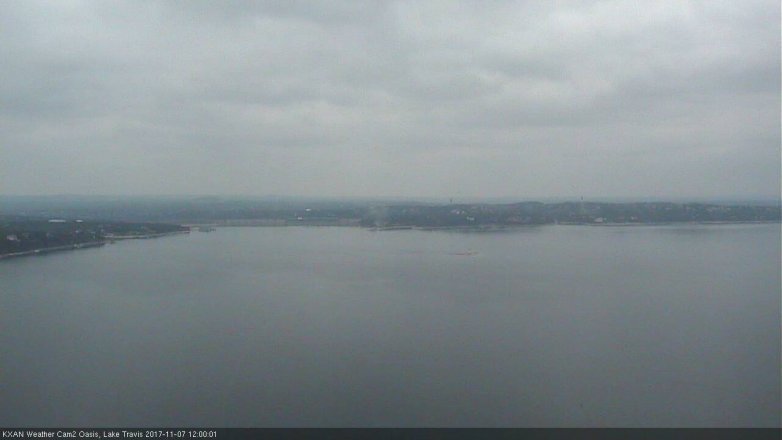 Lake Travis webcam, November 7, 2017 11:05 AM CT