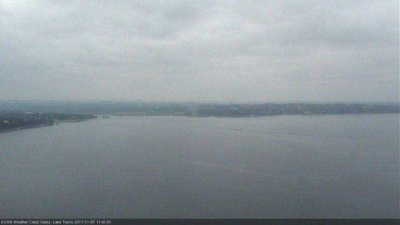Lake Travis webcam, November 7, 2017 11:10 AM CT