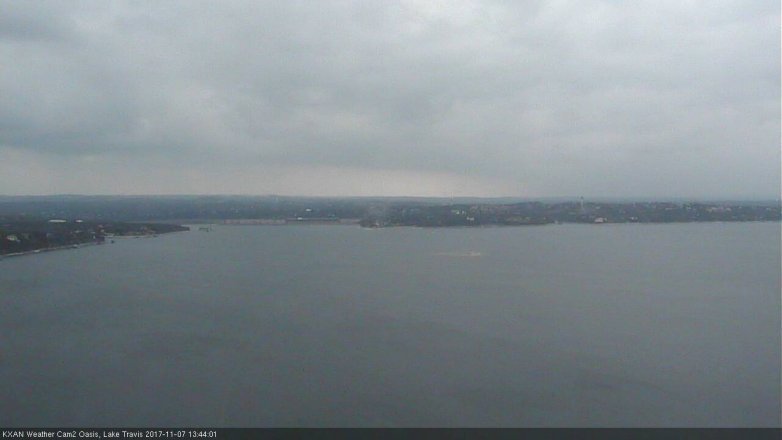 Lake Travis webcam, November 7, 2017 12:55 PM CT
