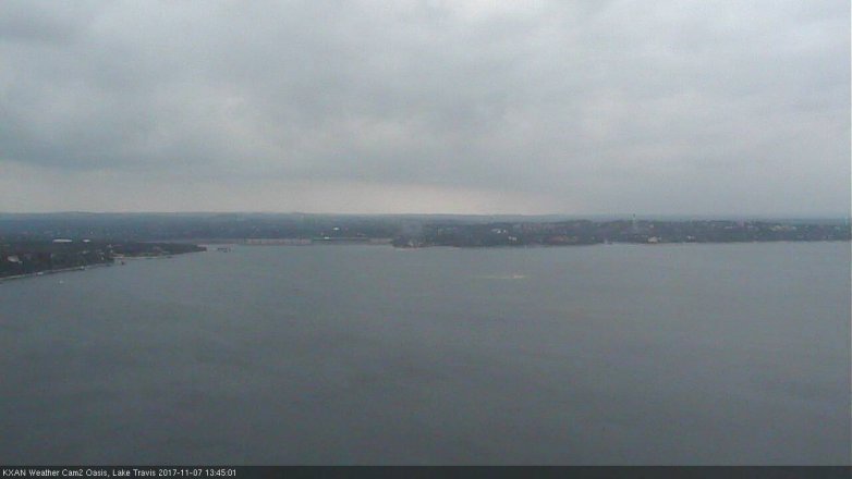 Lake Travis webcam, November 7, 2017 1:05 PM CT