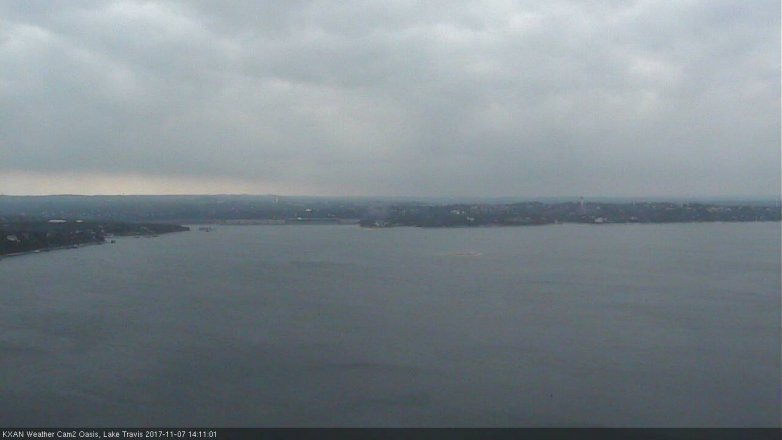 Lake Travis webcam, November 7, 2017 1:40 PM CT