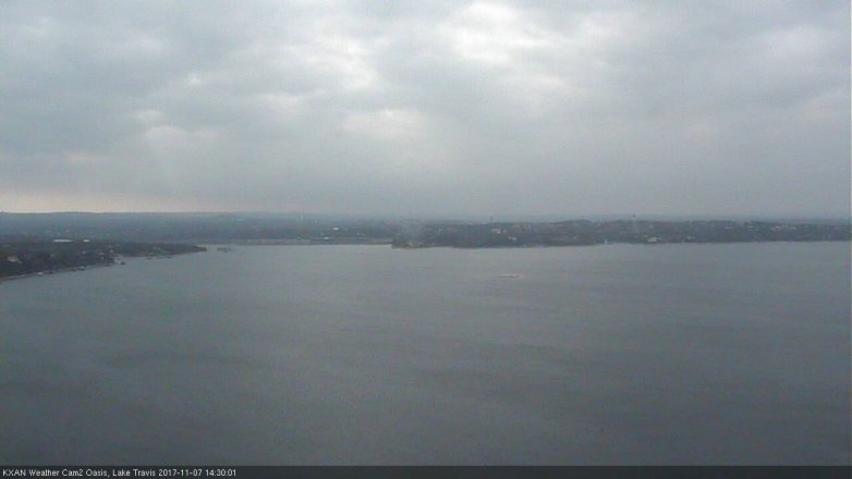 Lake Travis webcam, November 7, 2017 1:55 PM CT