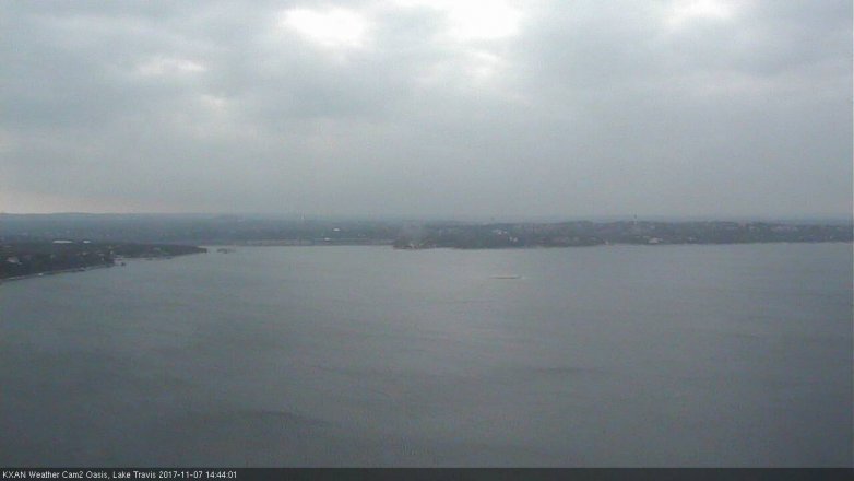 Lake Travis webcam, November 7, 2017 2:15 PM CT