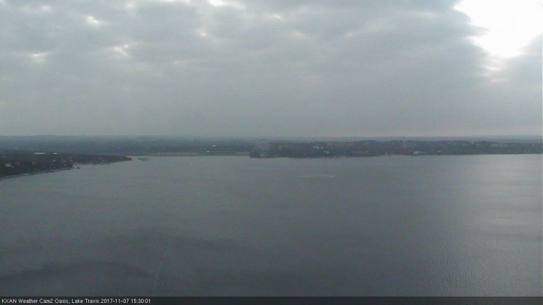 Lake Travis webcam, November 7, 2017 2:40 PM CT