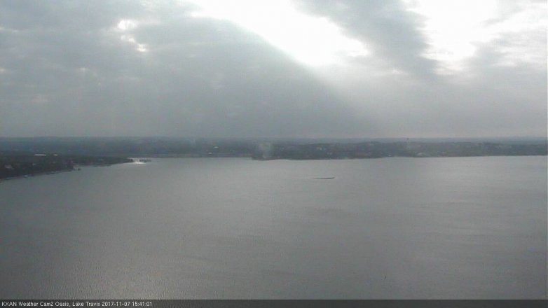 Lake Travis webcam, November 7, 2017 2:45 PM CT