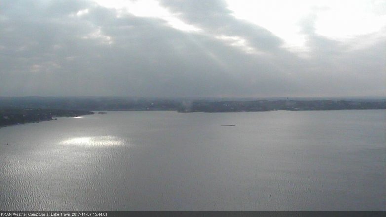 Lake Travis webcam, November 7, 2017 3:00 PM CT