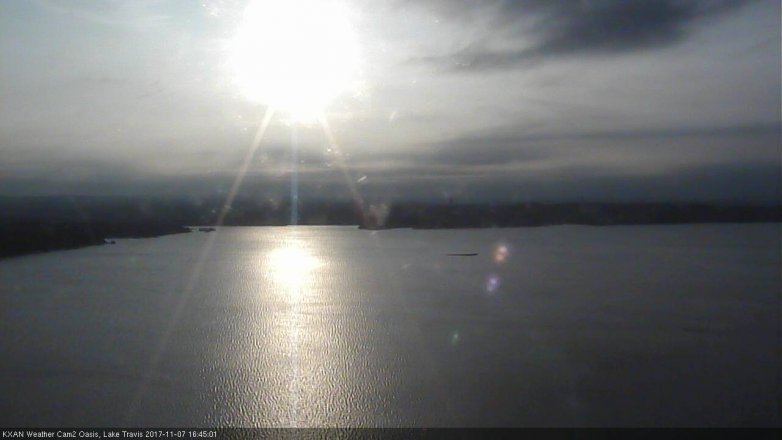 Lake Travis webcam, November 7, 2017 3:50 PM CT