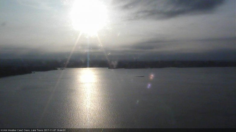 Lake Travis webcam, November 7, 2017 4:00 PM CT