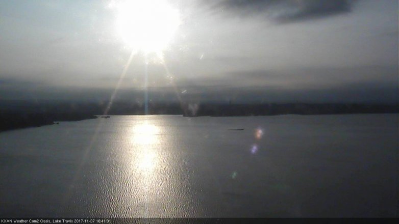 Lake Travis webcam, November 7, 2017 4:10 PM CT