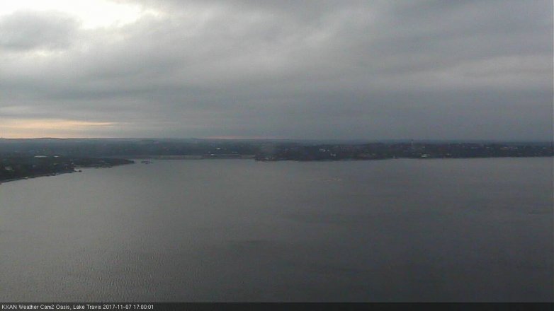 Lake Travis webcam, November 7, 2017 4:20 PM CT
