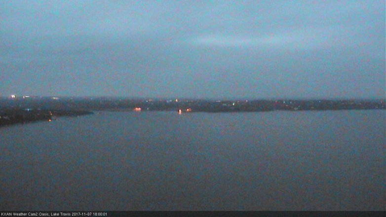 Lake Travis webcam, November 7, 2017 5:05 PM CT