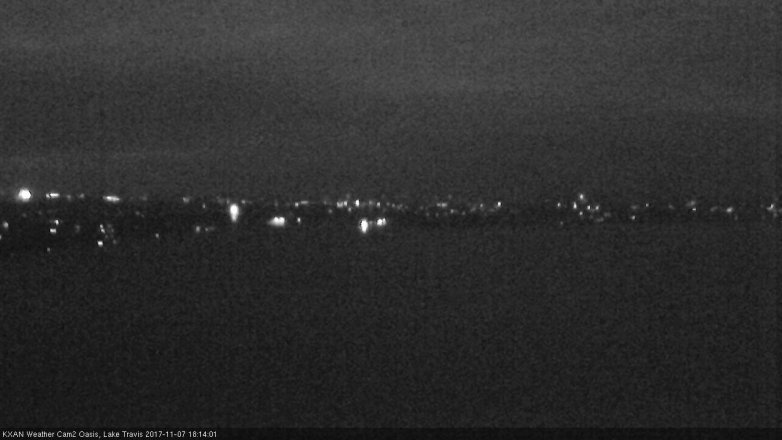 Lake Travis webcam, November 7, 2017 5:35 PM CT