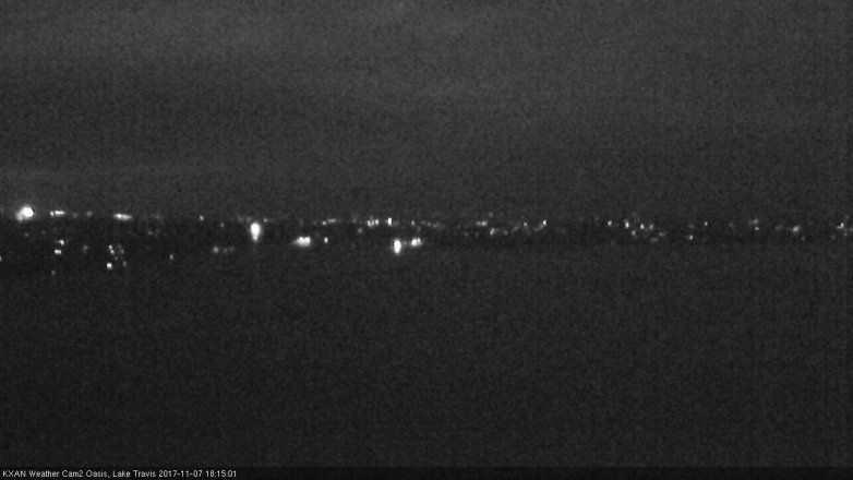 Lake Travis webcam, November 7, 2017 5:45 PM CT