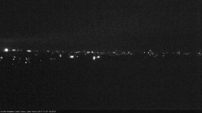 Lake Travis webcam, November 7, 2017 5:50 PM CT