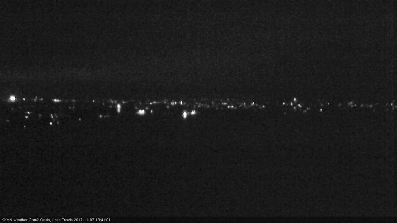 Lake Travis webcam, November 7, 2017 6:50 PM CT