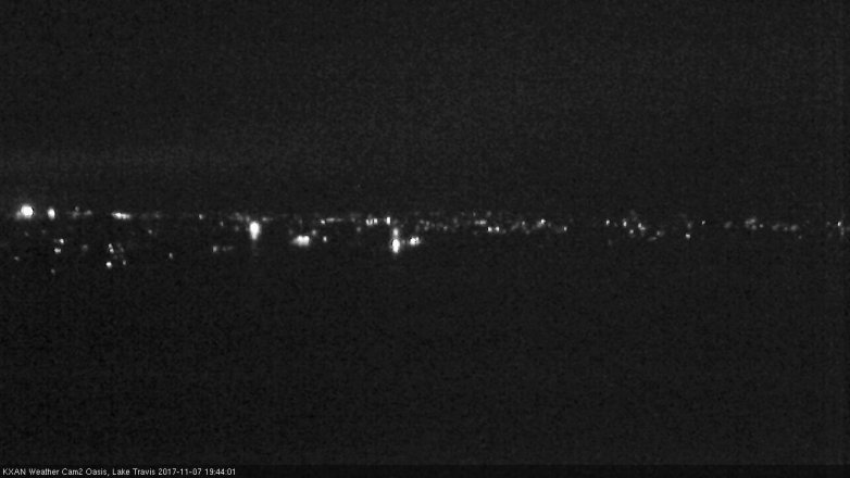 Lake Travis webcam, November 7, 2017 6:55 PM CT