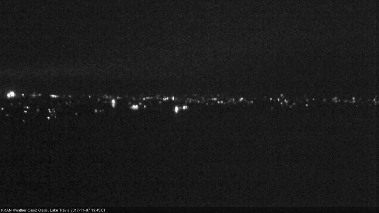 Lake Travis webcam, November 7, 2017 7:00 PM CT