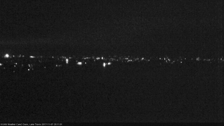 Lake Travis webcam, November 7, 2017 7:25 PM CT