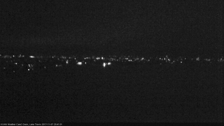 Lake Travis webcam, November 7, 2017 8:00 PM CT
