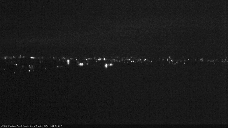 Lake Travis webcam, November 7, 2017 8:15 PM CT