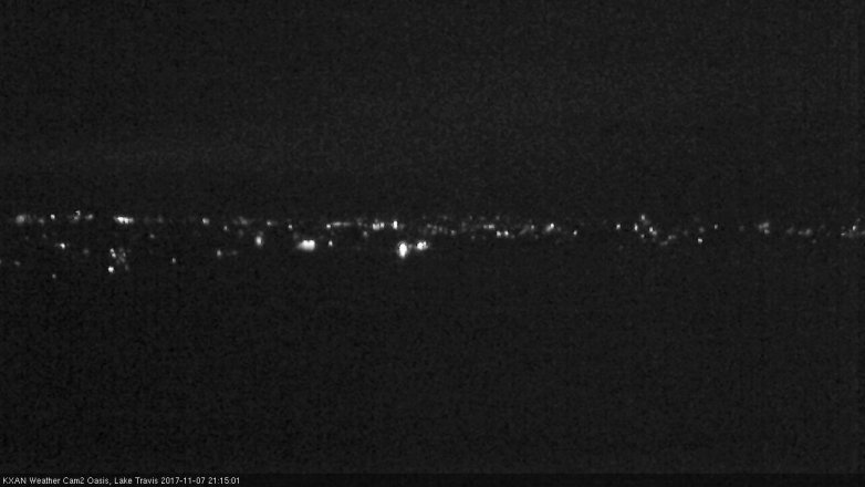 Lake Travis webcam, November 7, 2017 8:20 PM CT