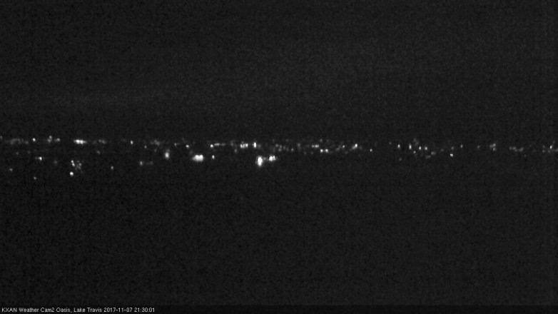 Lake Travis webcam, November 7, 2017 8:35 PM CT