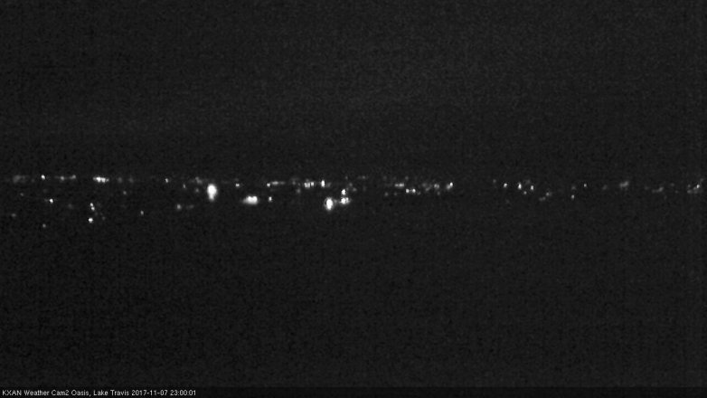 Lake Travis webcam, November 7, 2017 10:20 PM CT