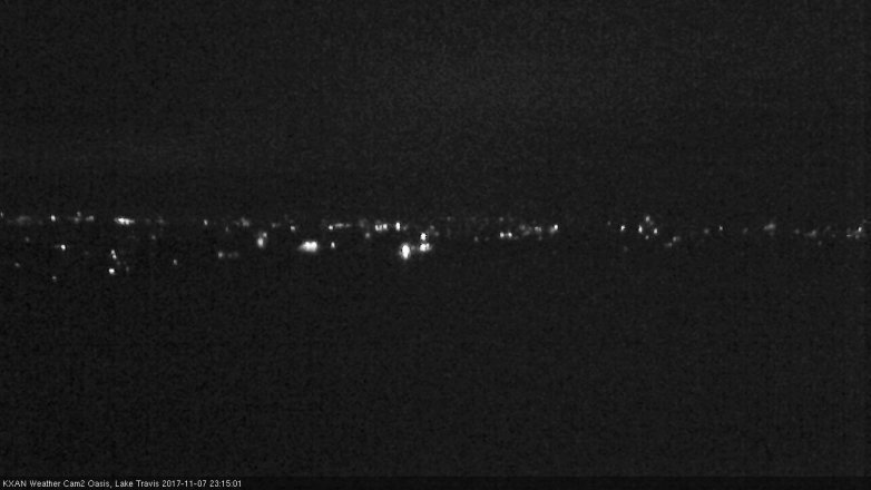 Lake Travis webcam, November 7, 2017 10:40 PM CT