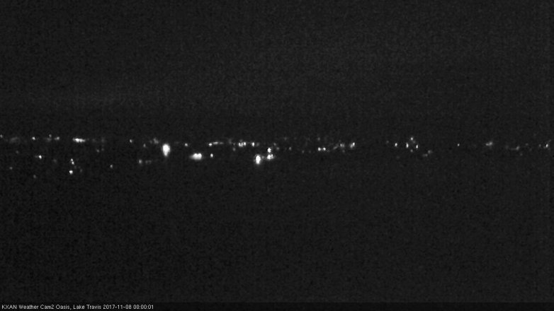 Lake Travis webcam, November 7, 2017 11:25 PM CT