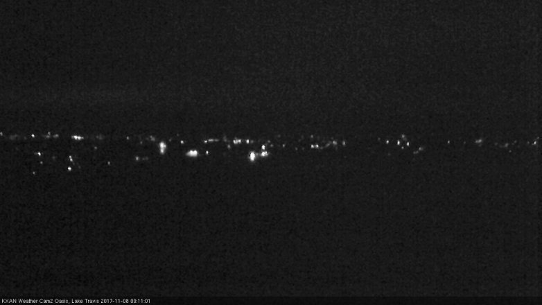 Lake Travis webcam, November 7, 2017 11:35 PM CT