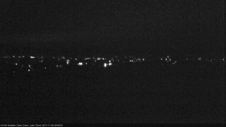 Lake Travis webcam, November 7, 2017 11:55 PM CT