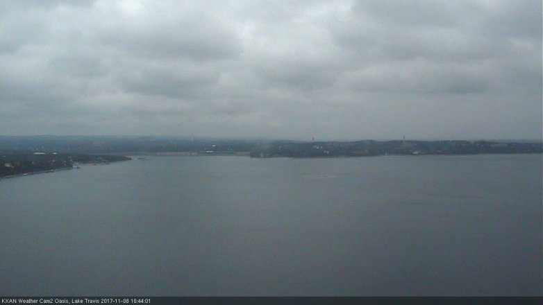Lake Travis webcam, November 8, 2017 10:05 AM CT