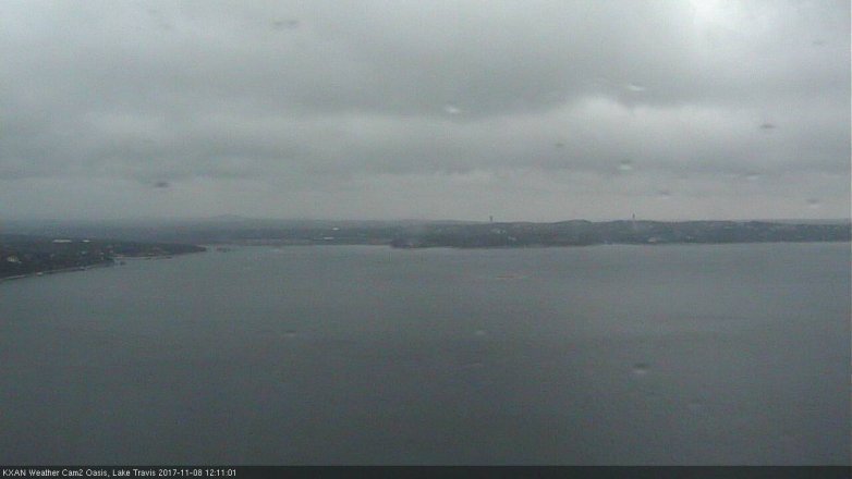 Lake Travis webcam, November 8, 2017 11:20 AM CT