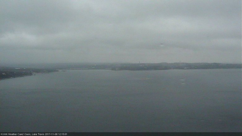 Lake Travis webcam, November 8, 2017 11:40 AM CT