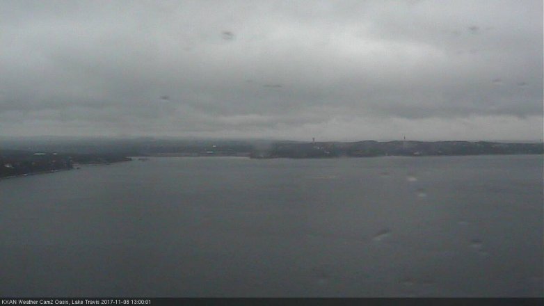 Lake Travis webcam, November 8, 2017 12:05 PM CT