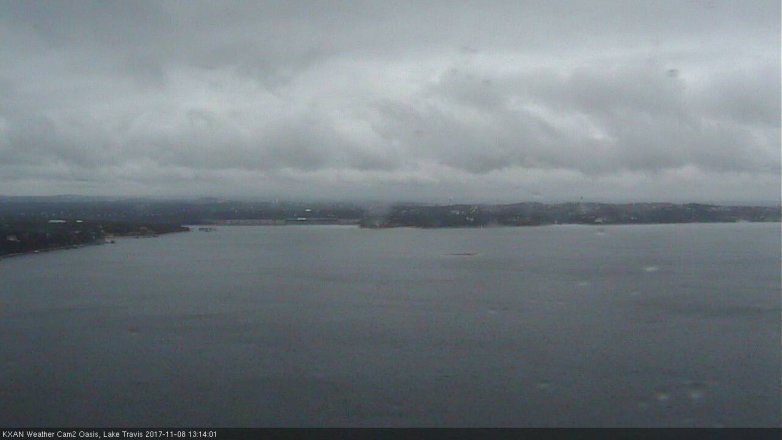 Lake Travis webcam, November 8, 2017 12:30 PM CT