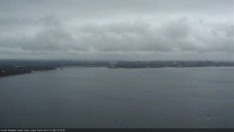 Lake Travis webcam, November 8, 2017 12:40 PM CT