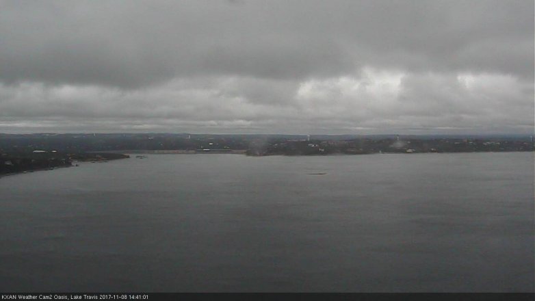 Lake Travis webcam, November 8, 2017 2:05 PM CT