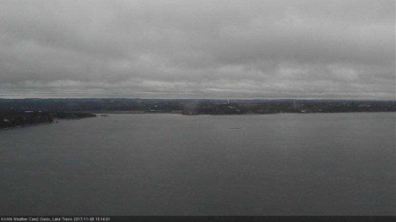 Lake Travis webcam, November 8, 2017 2:30 PM CT