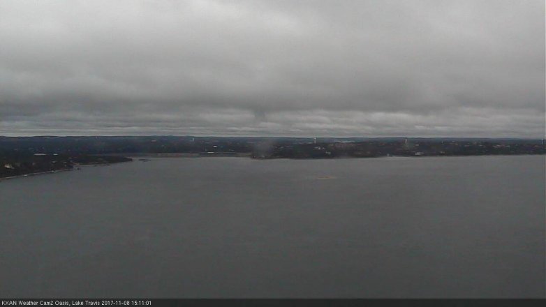 Lake Travis webcam, November 8, 2017 2:35 PM CT