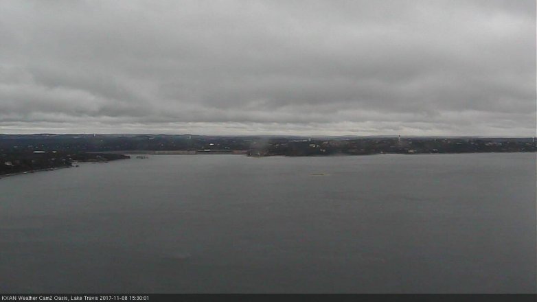 Lake Travis webcam, November 8, 2017 2:50 PM CT