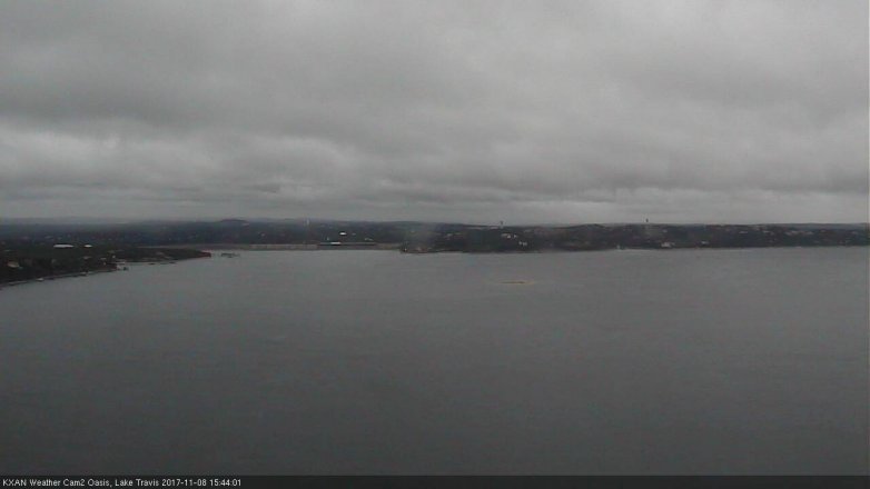 Lake Travis webcam, November 8, 2017 3:05 PM CT