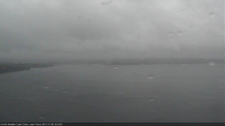 Lake Travis webcam, November 8, 2017 3:40 PM CT