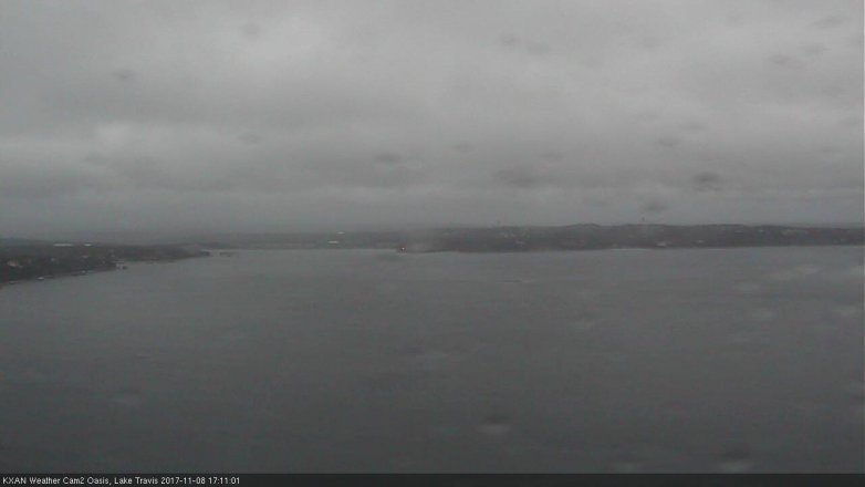 Lake Travis webcam, November 8, 2017 4:15 PM CT