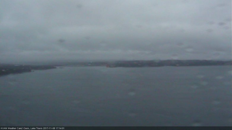 Lake Travis webcam, November 8, 2017 4:40 PM CT