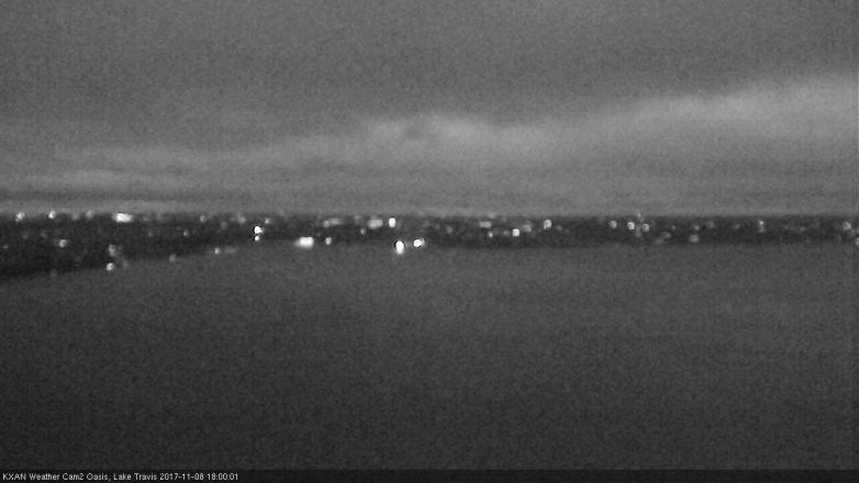 Lake Travis webcam, November 8, 2017 5:05 PM CT