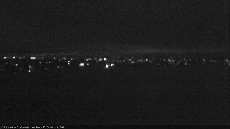 Lake Travis webcam, November 8, 2017 5:25 PM CT